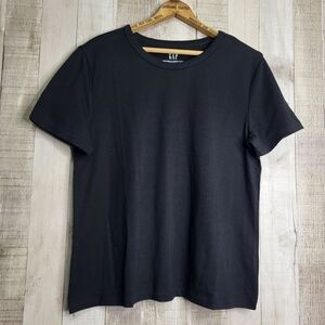 ❤️ GAP Organically Grown Short Sleeve Tee. Black Medium.